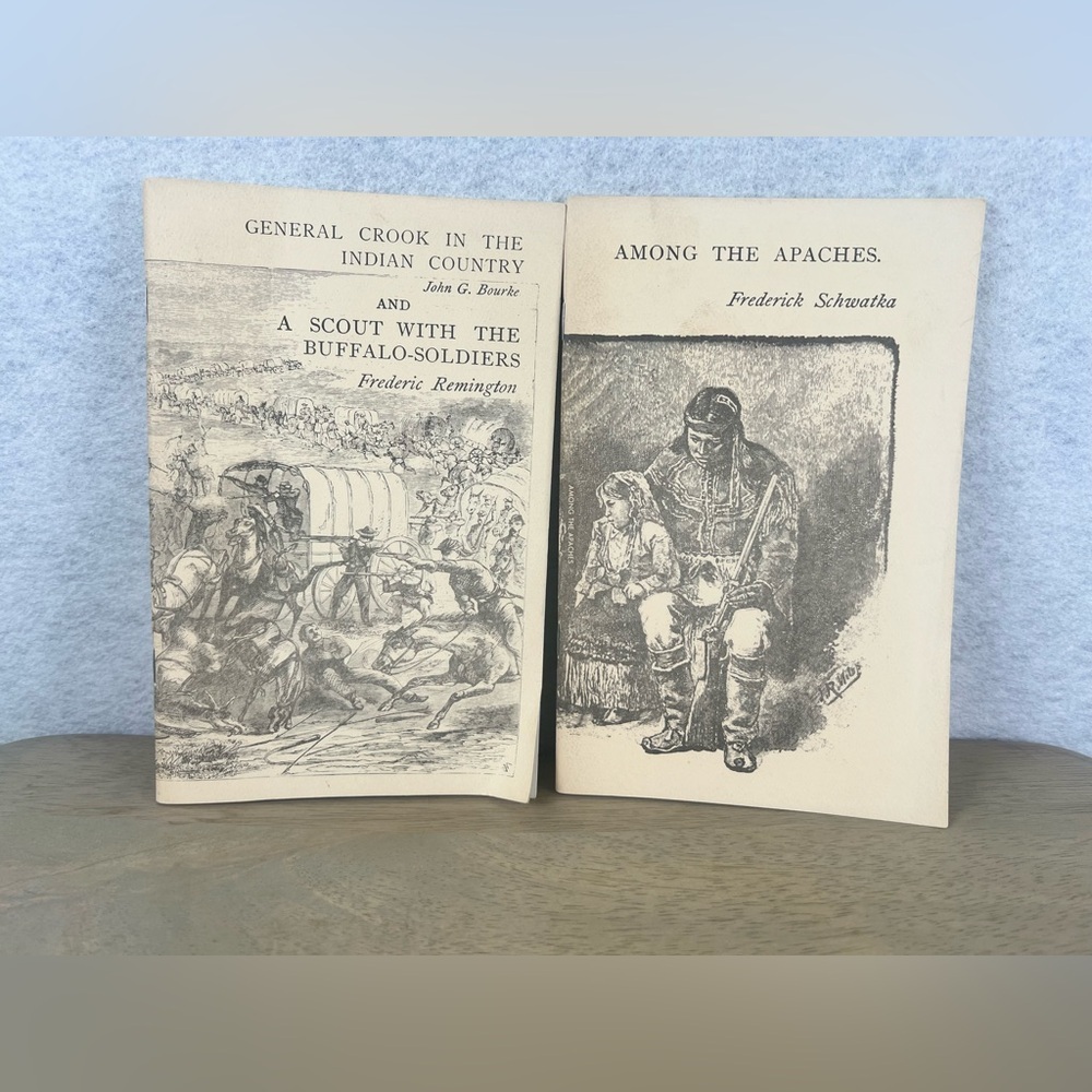 Wild and Wooly West Book 26 & 27 "Among The Apaches" &‎ “General Crook” 1974